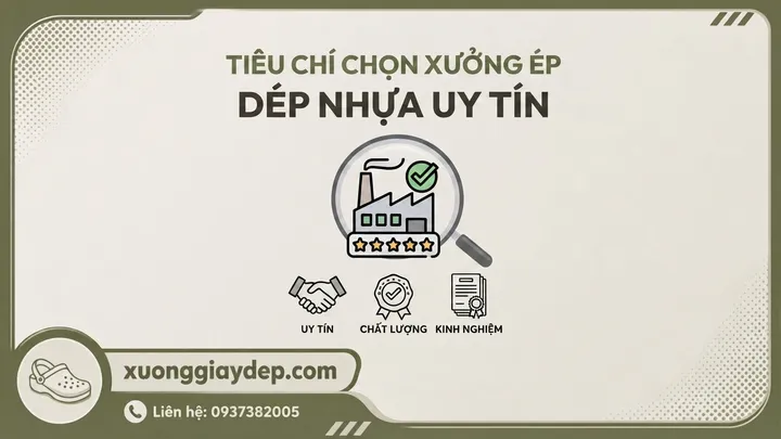 Tiêu Chí Chọn Xưởng Ép Dép Nhựa Uy Tín