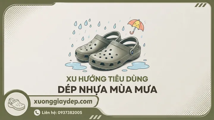Xu Hướng Tiêu Dùng Dép Nhựa Mùa Mưa & Cách Bảo Quản