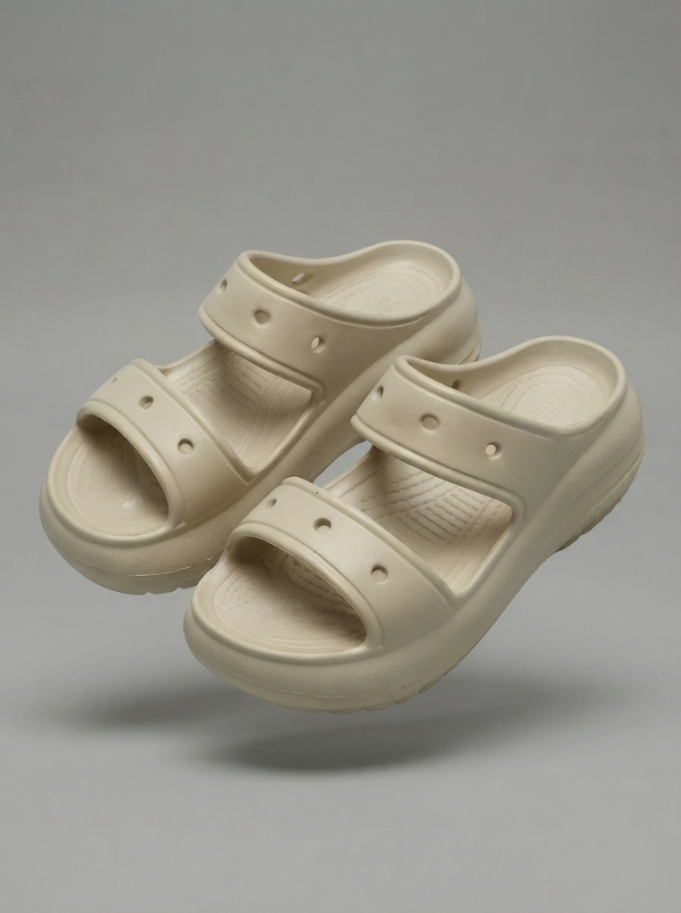 Xưởng giày dép Double-Strap Slide Sandals